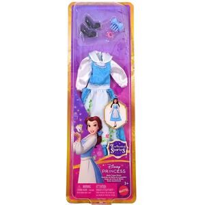 Disney Story Doll Belle Fashion Pack - Blue Town Dress & Accessories - NEW